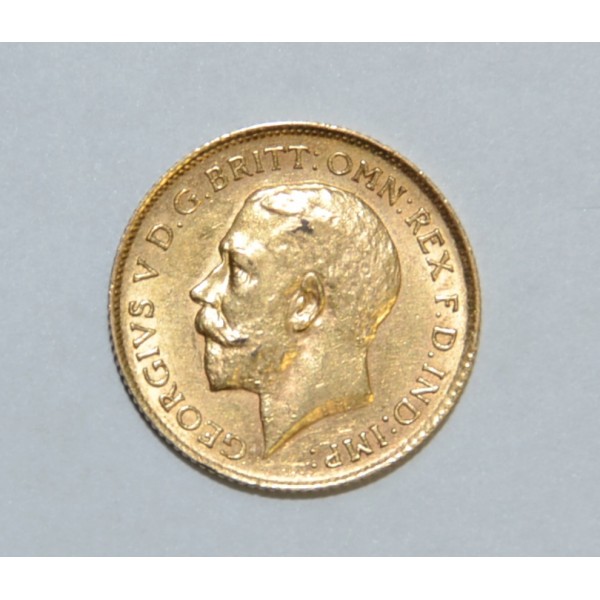 1914 George V Half-Sovereign, Coin