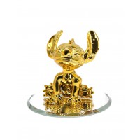 Stitch gold glass figure on mirror, Arribas Collection