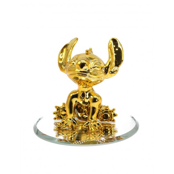Stitch gold glass figure on mirror, Arribas Collection