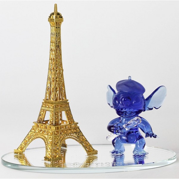 Stitch Parisian with Eiffel Tower in glass, Arribas Collection