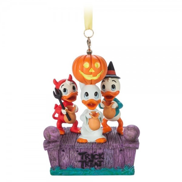 Huey, Dewey and Louie Singing Hanging Ornament, Trick or Treat