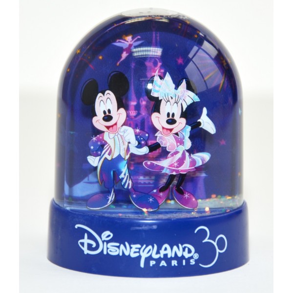 Disneyland Paris 30th Anniversary Mini Snow Globe