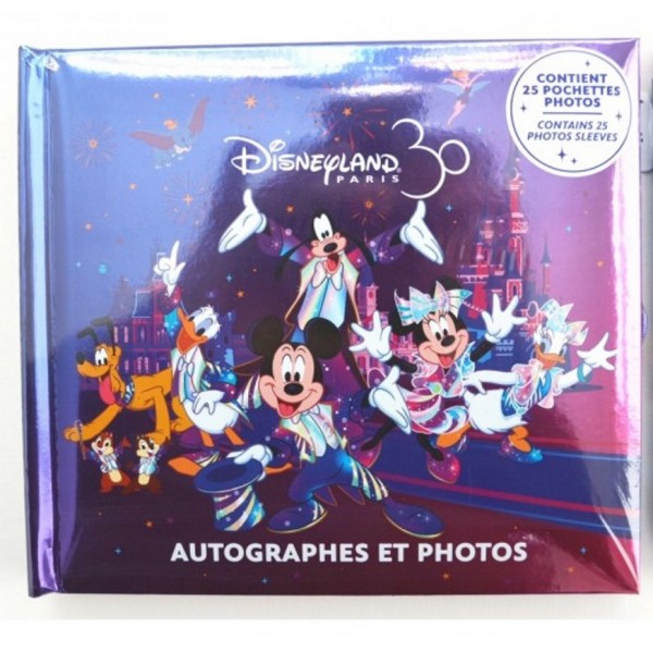 Disneyland Paris 30th Anniversary Mickey and Friends Autograph Book 