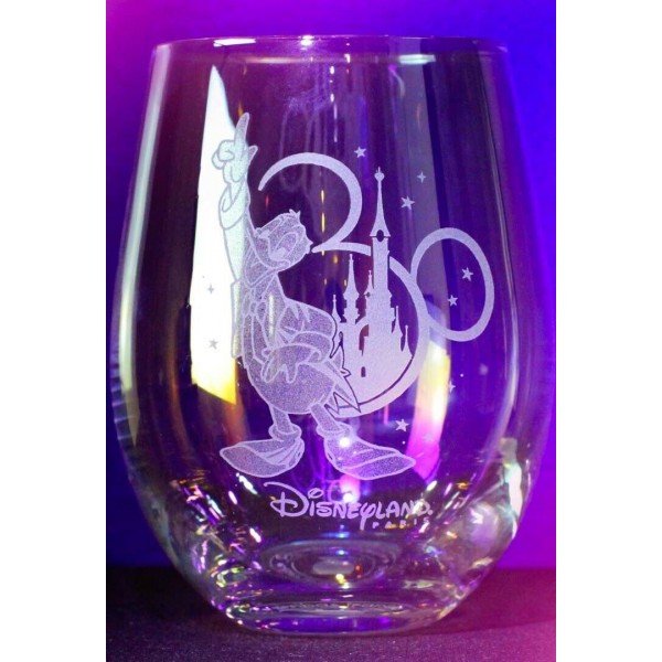 Disneyland Paris 30th Anniversary Donald Water glass, Arribas
