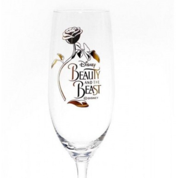 Beauty and the Beast golden pattern Champagne glass, By Arribas