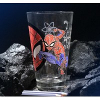 Marvel Spider-Man colouring glass by Arribas Marvel Collection