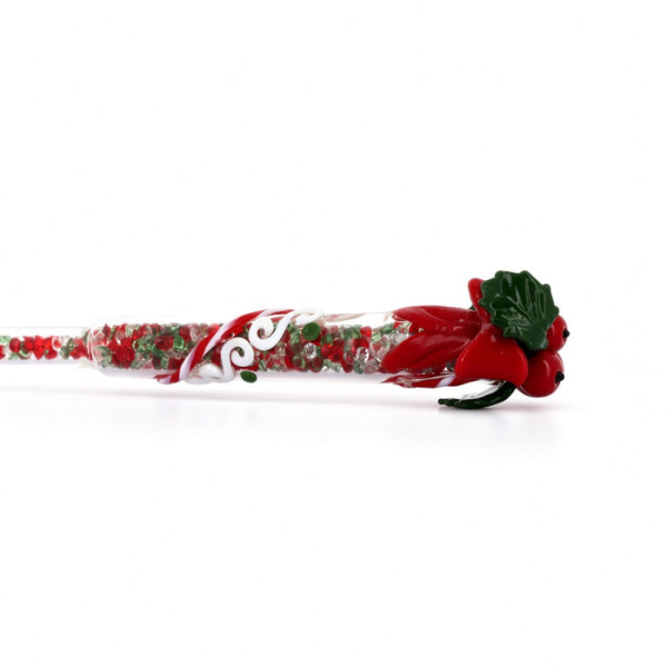 Christmas Holly Flower Magic Wand, by Arribas Disneyland Paris Christmas Holly Flower Magic Wand, by Arribas Disneyland Paris