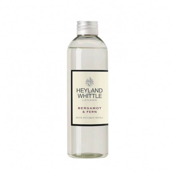 Classic Bergamot & Fern Reed Diffuser Refill 200ml - Heyland & Whittle