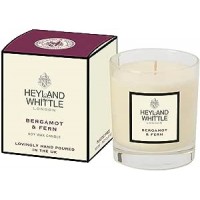 Classic Bergamot & Fern Candle in a Glass 230g - Heyland & Whittle