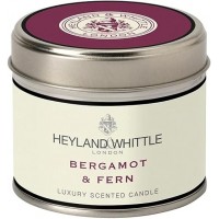 Classic Bergamot & Fern Candle in a Tin 180g - Heyland & Whittle