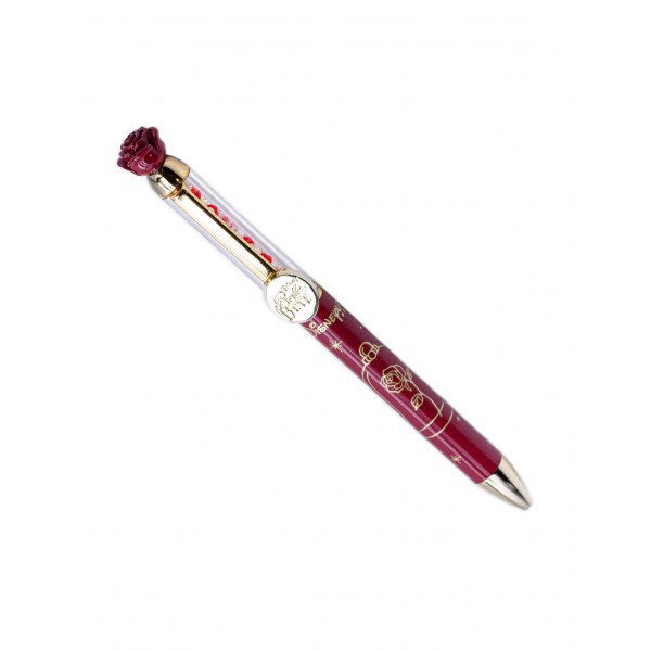 Beauty & The Beast Rose Ballpoint Pen, by Arribas and Disneyland Paris