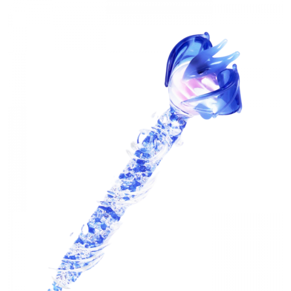 Blue Dragon magic glass wand, by Arribas and Disneyland Paris