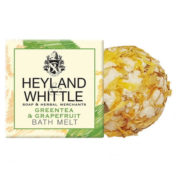 Greentea & Grapefruit Bath Melt 40g - Heyland & Whittle