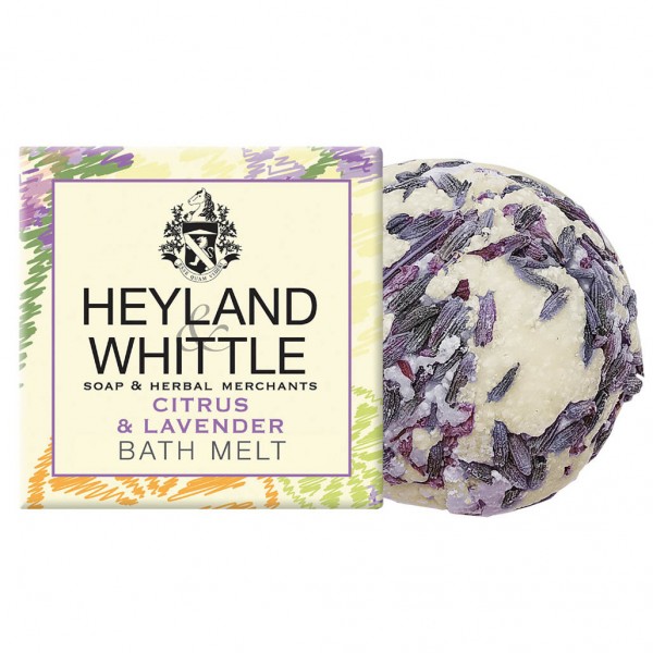 Citrus & Lavender Bath Melt 40g - Heyland & Whittle