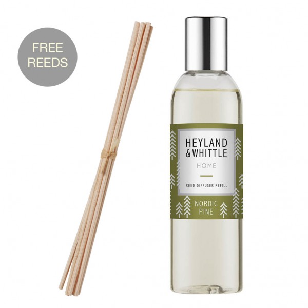 Nordic Pine Reed Diffuser Refill 200ml - Heyland & Whittle