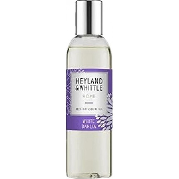 White Dahlia Reed Diffuser Refill 200ml - Heyland & Whittle