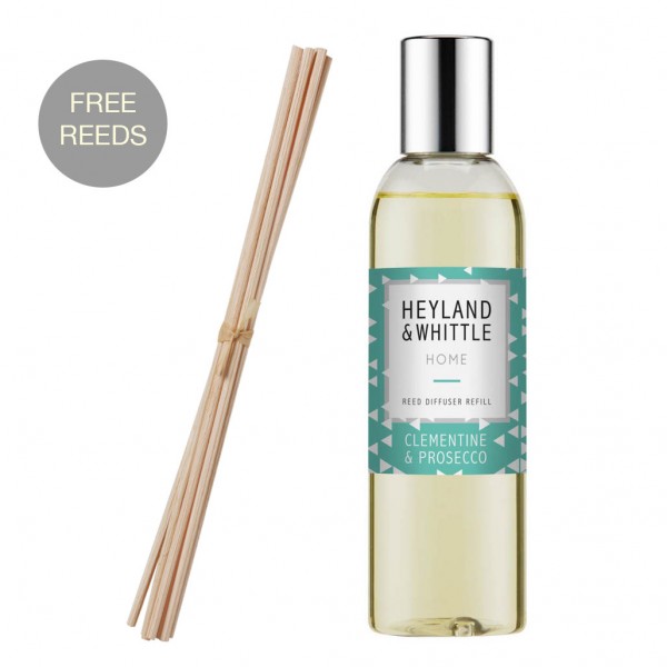 Clementine & Prosecco Reed Diffuser Refill 200ml - Heyland & Whittle