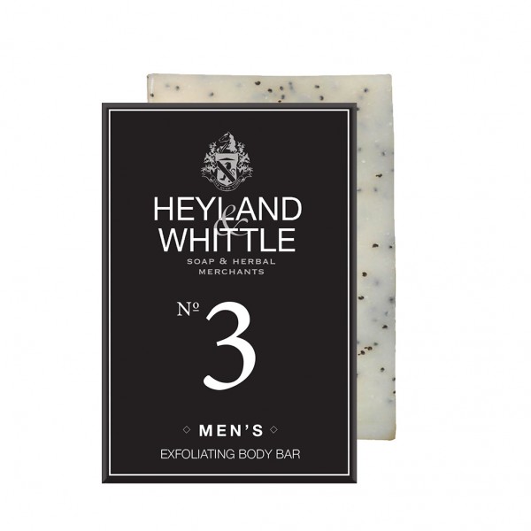 No.3 Men's Exfoliating Body Bar 120g - Heyland & Whittle