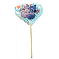 Disneyland Paris Stitch and Angel Large Lollipops 