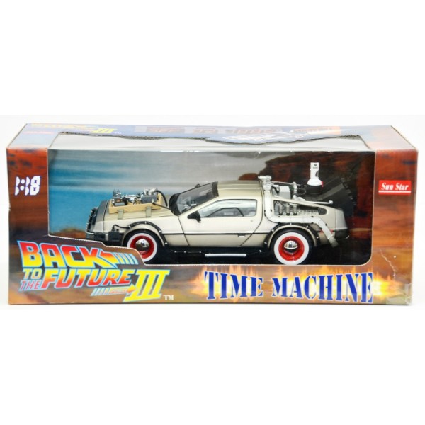 Back to the Future Part III Time Machine Car 1:18, Sun Star