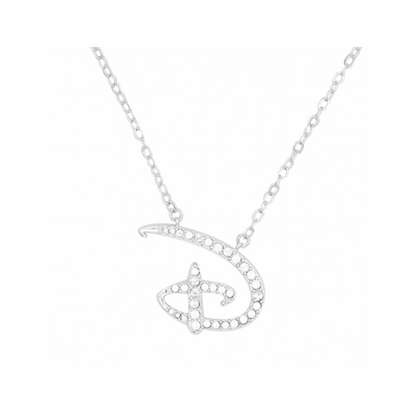 Disneyland Paris Necklace "D" Disney Silver, by Arribas 