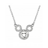 Mickey and his heart necklace, by Arribas and Disneyland Paris