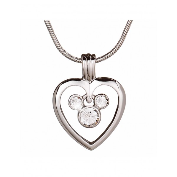 Mickey heart necklace, by Arribas and Disneyland Paris