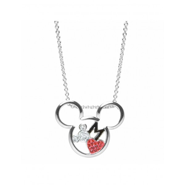 Mickey heart icon necklace, by Arribas and Disneyland Paris