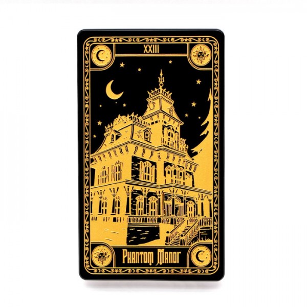 Phantom Manor glass Tarot Card, by Arribas Disneyland Paris