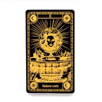 Madame Leota glass Tarot Game Card, by Arribas Disneyland Paris