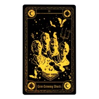 Grim Grinning Ghost of Phantom Manor glass Tarot Game Card, by Arribas Disneyland Paris