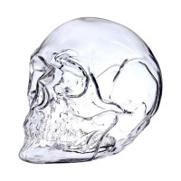 Glass skull ornament, by Arribas 
