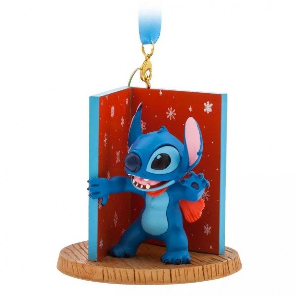 Stitch Festive Christmas Book Ornament