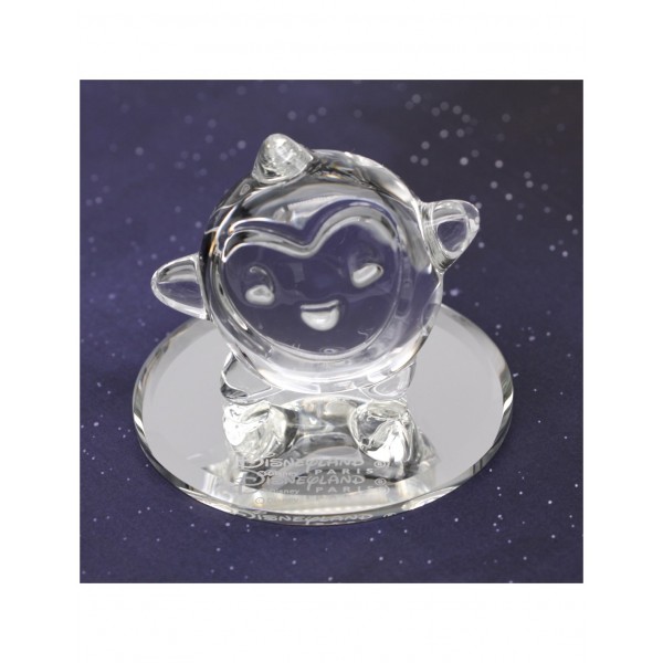 Star glass figurine on mirror, by Arribas Glass Collection