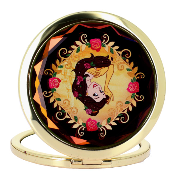 Belle Glass Compact Mirror, by Arribas and Disneyland Paris Belle Glass Compact Mirror, by Arribas and Disneyland Paris