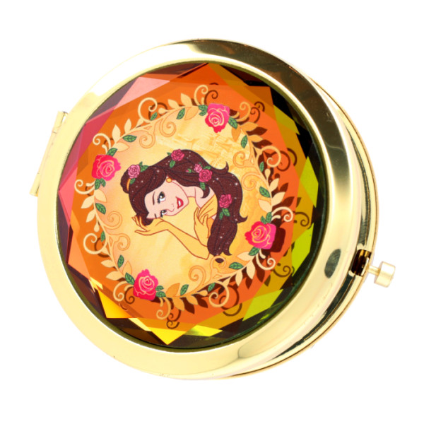 Belle Glass Compact Mirror, by Arribas and Disneyland Paris Belle Glass Compact Mirror, by Arribas and Disneyland Paris
