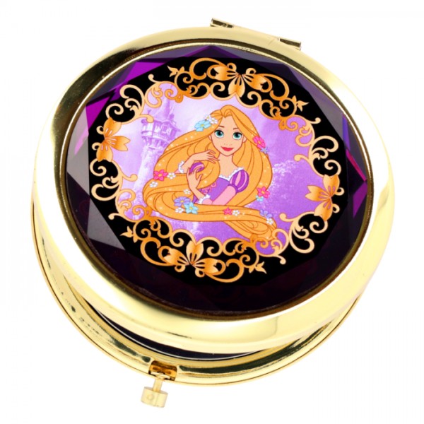 Rapunzel Glass Compact Mirror, by Arribas and Disneyland Paris Rapunzel Glass Compact Mirror, by Arribas and Disneyland Paris