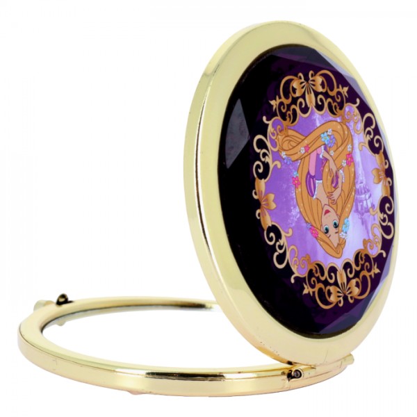Rapunzel Glass Compact Mirror, by Arribas and Disneyland Paris Rapunzel Glass Compact Mirror, by Arribas and Disneyland Paris