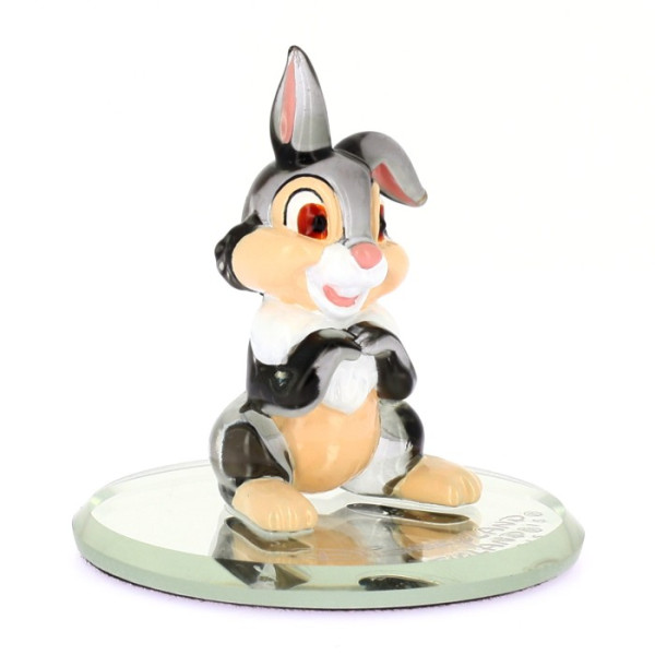 Thumper colour glass figure on mirror, by Arribas Thumper colour glass figure on mirror, by Arribas