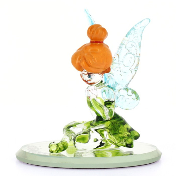 Tinker Bell colour glass figure on mirror, by Arribas Tinker Bell colour glass figure on mirror, by Arribas