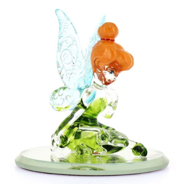 Tinker Bell colour glass figure on mirror, by Arribas Tinker Bell colour glass figure on mirror, by Arribas