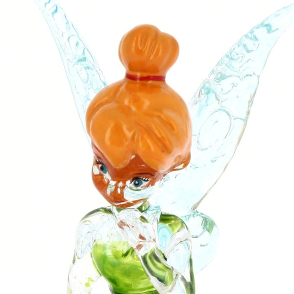 Tinker Bell colour glass figure on mirror, by Arribas Tinker Bell colour glass figure on mirror, by Arribas