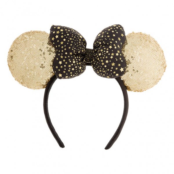 Minnie Gold Sequined Headband ears, Disneyland Paris new Collection