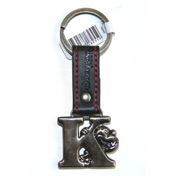 Mickey Mouse Letter initial K keyring, Disneyland Paris 