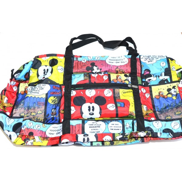 Disneyland Paris Mickey Mouse Comic Folding Backpack   N:3090