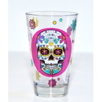 Day of The Dead Sugar Skull glass, Disneyland Paris