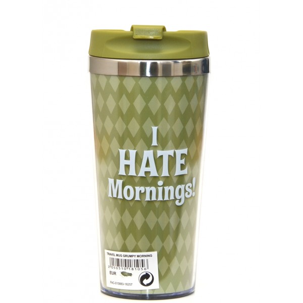 Disney Travel Mug - Grumpy - I HATE Mornings