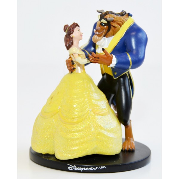 Figurine BELLE & LA BETE Beauty and the Beast Disneyland Paris MED FIG 