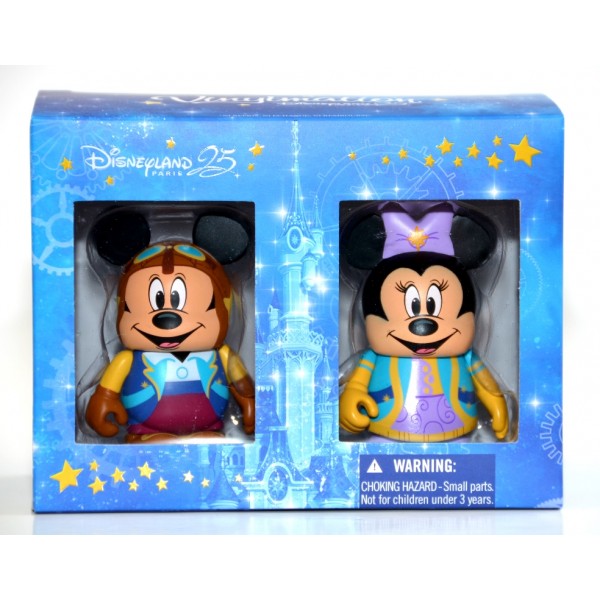 Disneyland Paris 25th Anniversary Mickey and Minnie Vinylmation Set