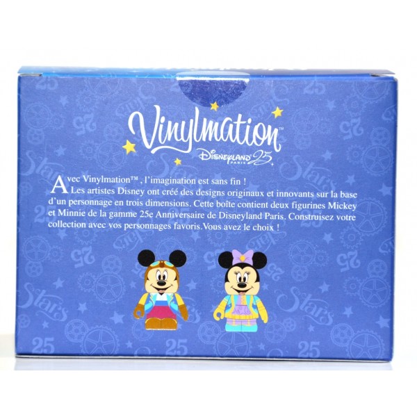 Disneyland Paris 25th Anniversary Mickey and Minnie Vinylmation Set